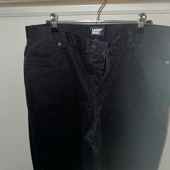 Lands' End Black Flare & Wide Leg Jeans - Picture 5 of 8